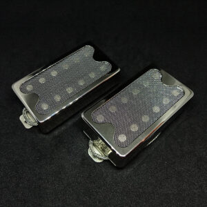 set iuso humbucker silver mesh 40 blacktop