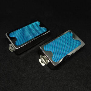 set iuso humbucker blue foil blacktop cover