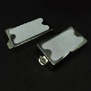 set iuso humbucker silver foil blacktop cover